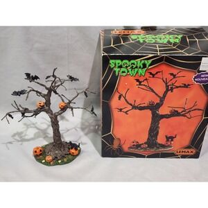 Spooky Town Lemax 93418  "Batty for‎ Pumpkins" Tree